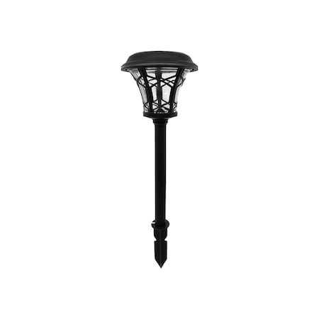 Nuvo Iron Glass Decorative Solar Pathway Lights, 6PK SLP03